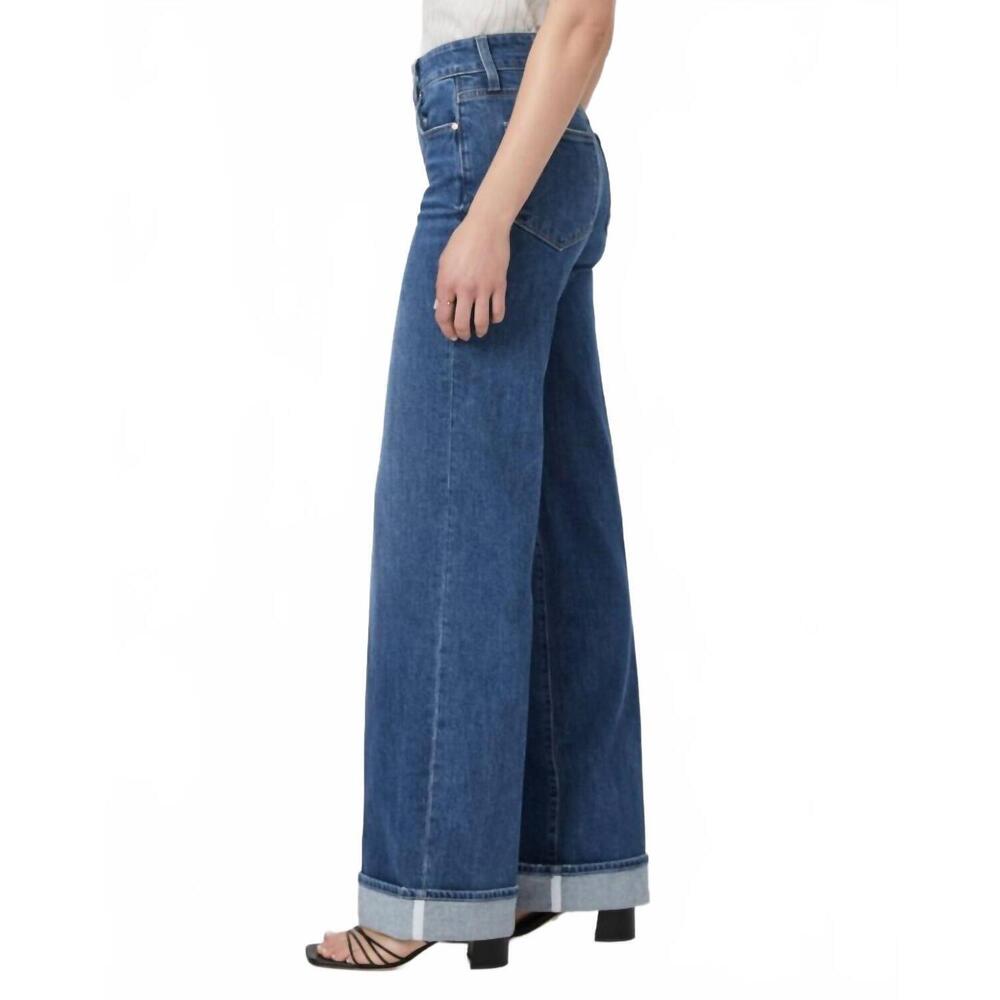 NEW PAIGE sasha wide cuff jean in nadira - Picture 4 of 4